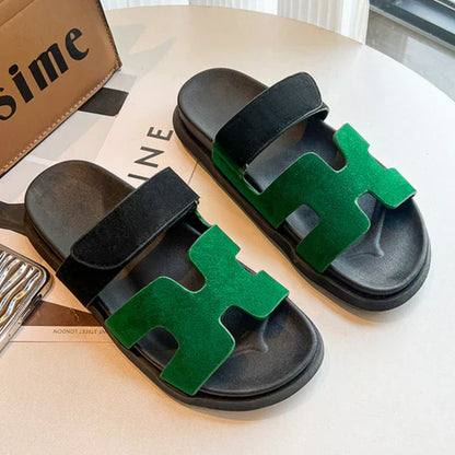Luxury leather slippers for ladies | Comfort and style