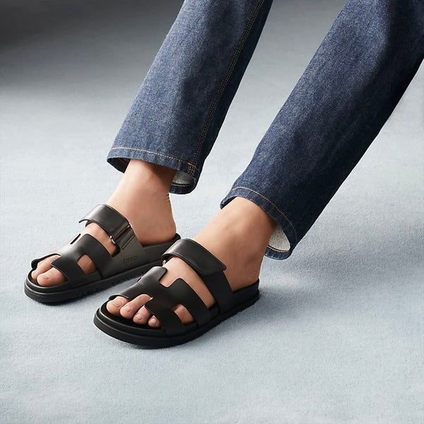 Luxury leather slippers for ladies | Comfort and style