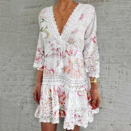 "Lenora" designer boho dress