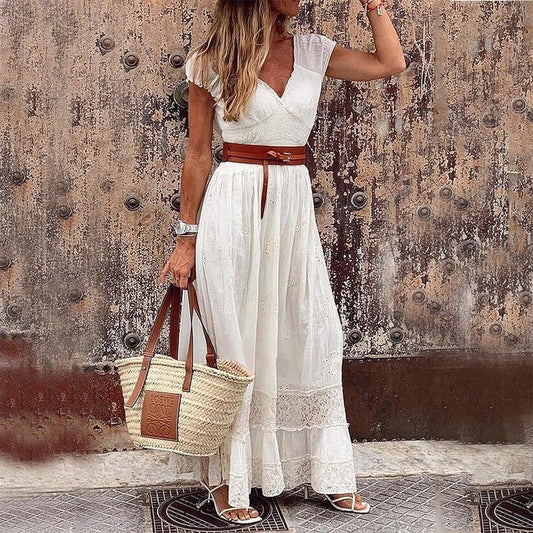 "Carlina" designer maxi dress