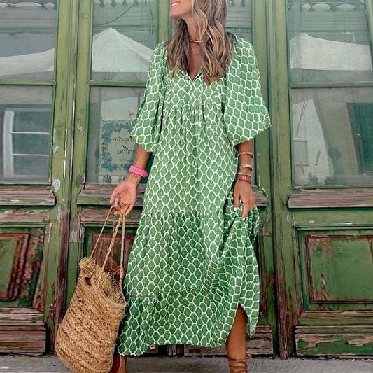"Simone" designer maxi dress