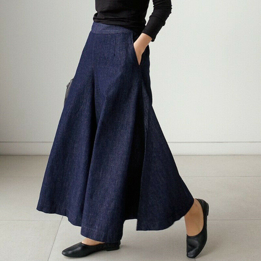Loose denim pants for ladies