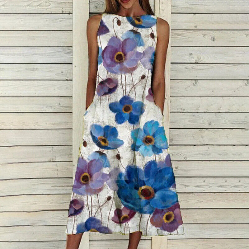 LP | Elegant dress with floral pattern