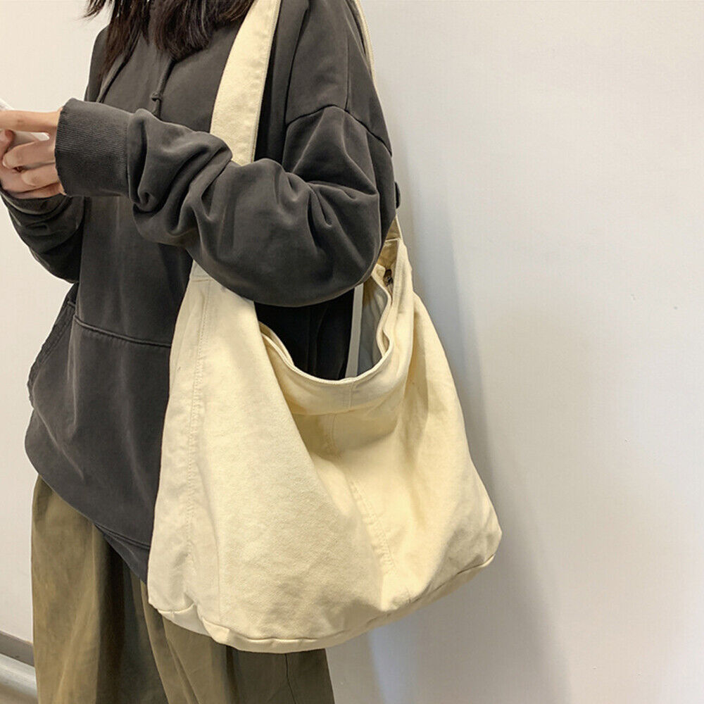 Lieke | Women's canvas shoulder bag, practical and elegant