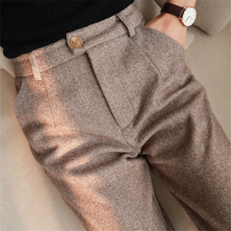 Harley - Elegant Tailored Pants in Pure Wool