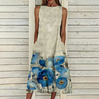 LP | Elegant dress with floral pattern