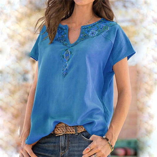 LP | boho floral blouse