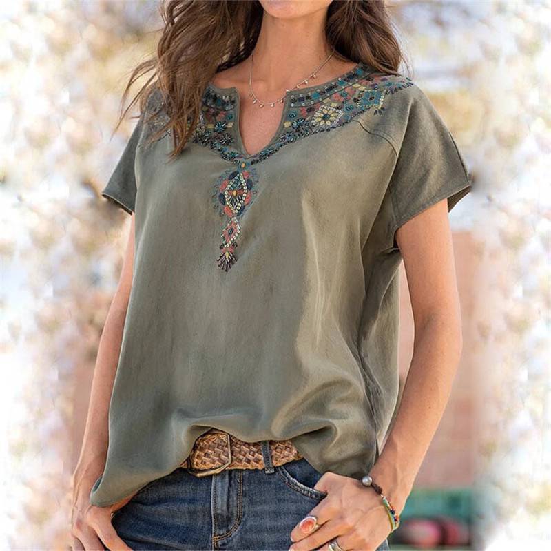 LP | boho floral blouse