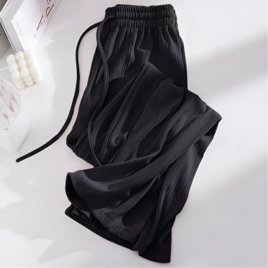 Chrysanthe | High-waisted wide-leg pants, cool and light