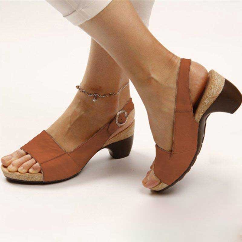 Zahra® | Orthopedic sandals with comfortable heel