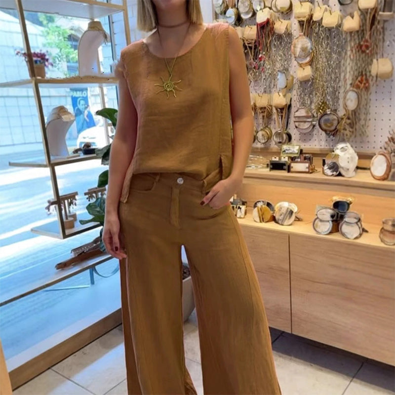 Waisted and elegant pants
