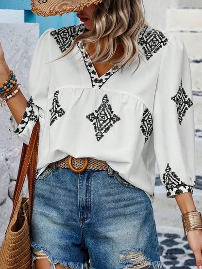 LP | Chic and warm blouse