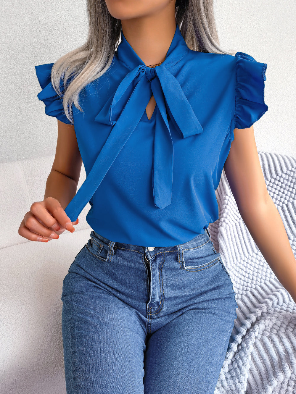 LP | blouse with bow
