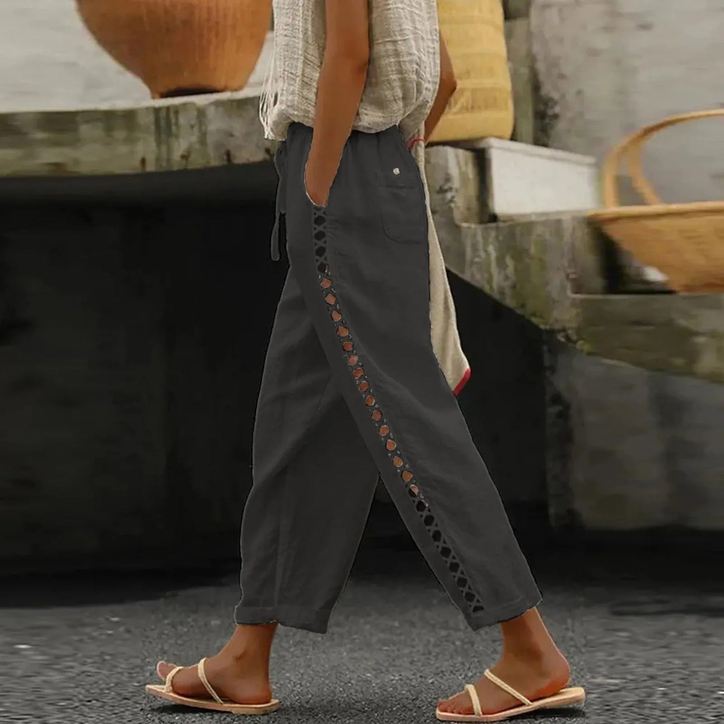 Cora - Casual wide-leg pants