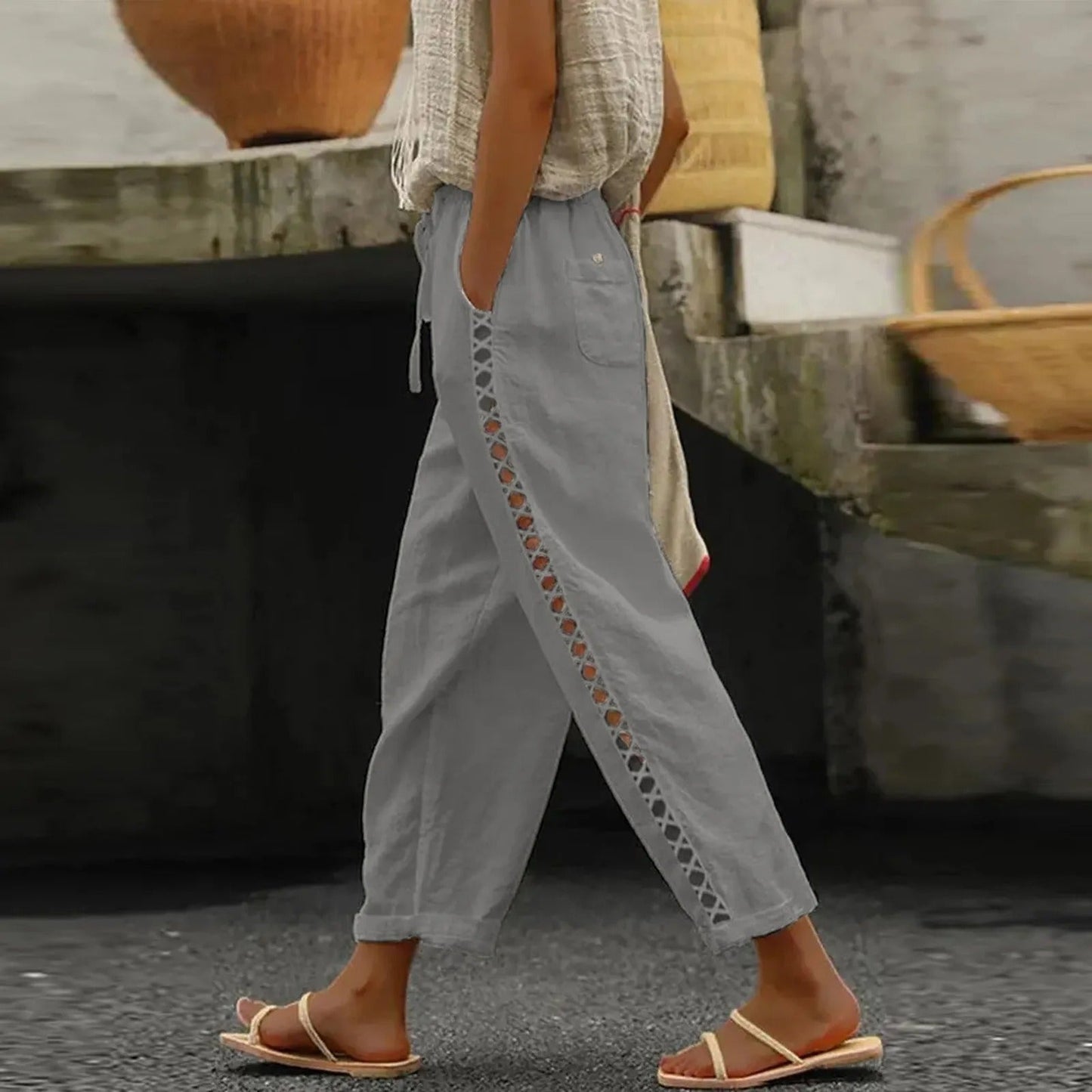Cora - Casual wide-leg pants