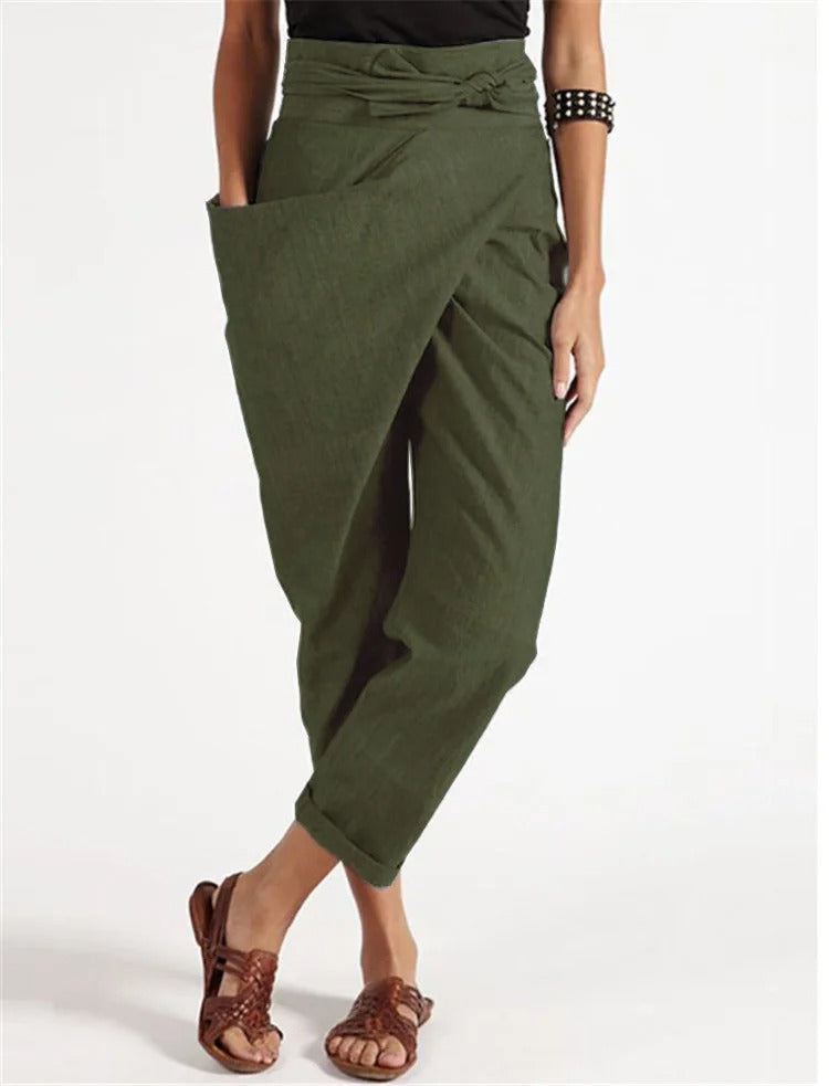 Daphne - Fashionable and casual asymmetric pants