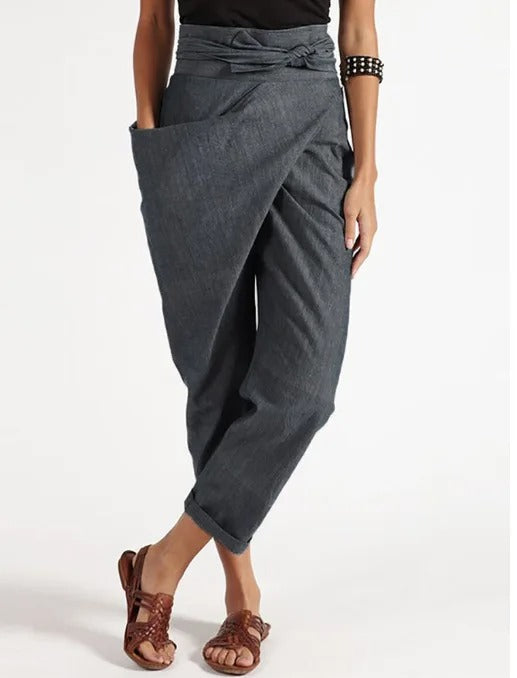 Daphne - Fashionable and casual asymmetric pants