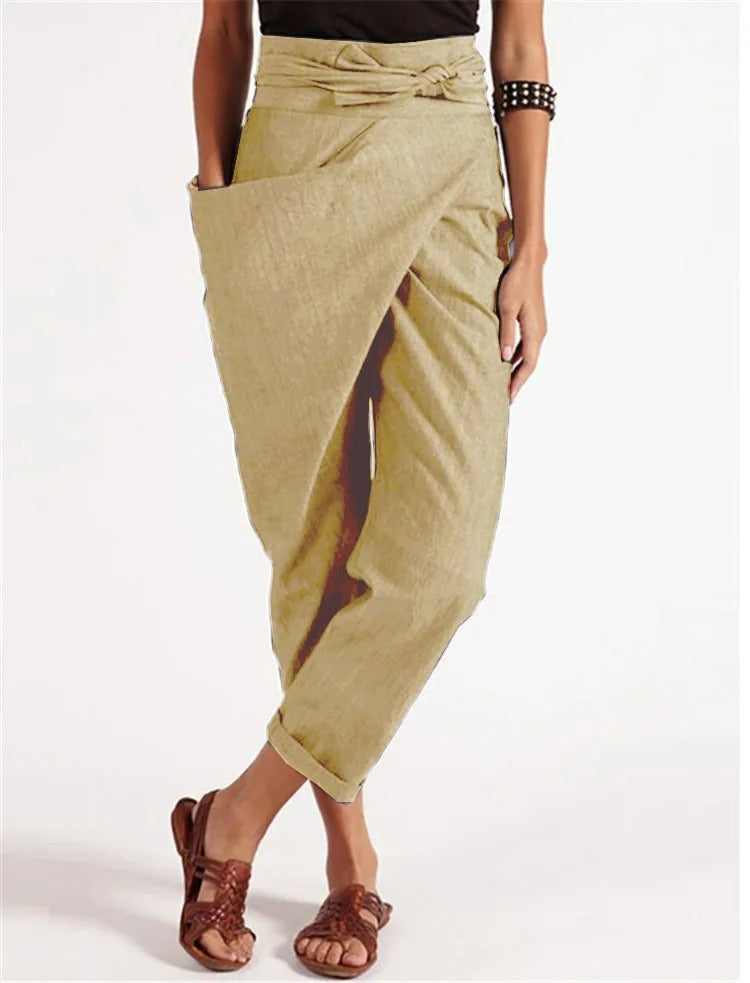 Daphne - Fashionable and casual asymmetric pants