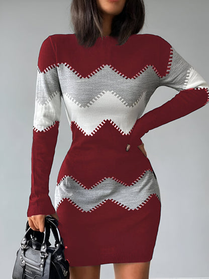 LP | Elegant knitted bodycon mini dress