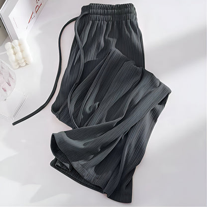 Chrysanthe | High-waisted wide-leg pants, cool and light