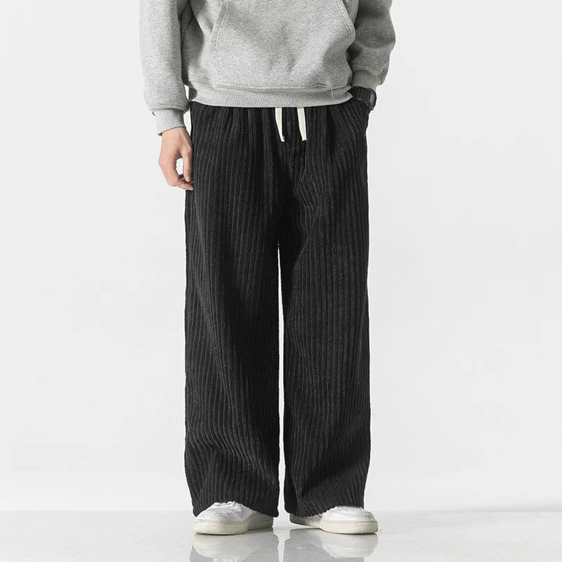 LP | Fashionable oversized corduroy pants