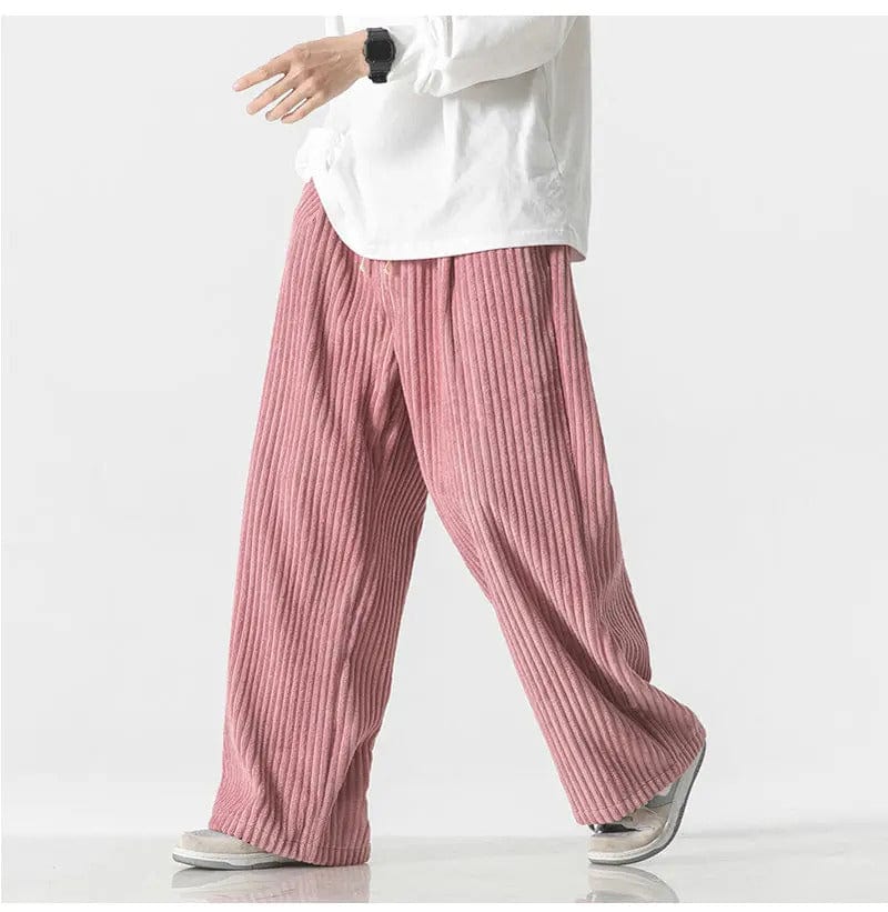LP | Fashionable oversized corduroy pants
