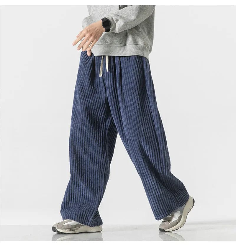 LP | Fashionable oversized corduroy pants